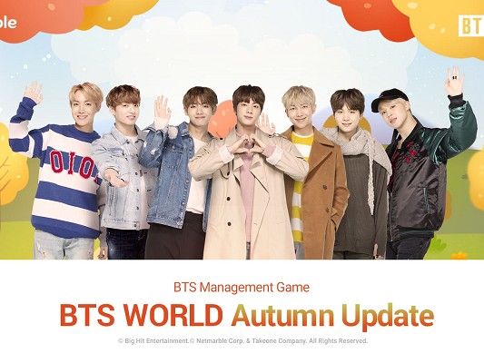 防彈少年團在《BTS WORLD》慶祝秋天